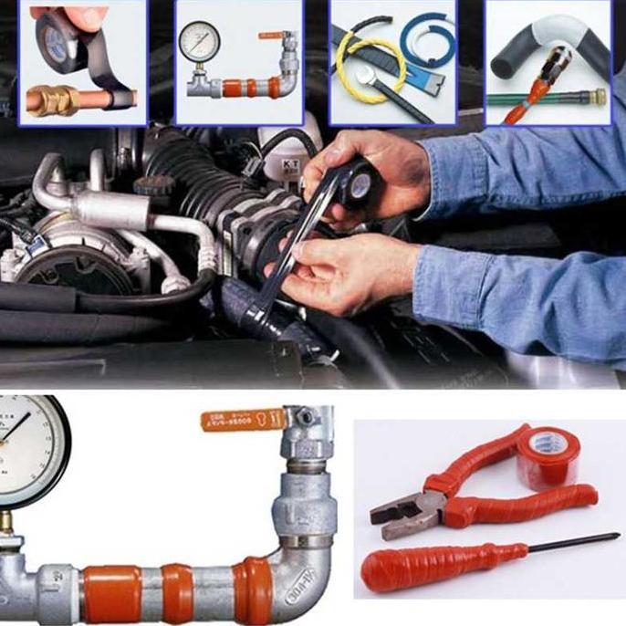 cvRudiyana - Lakban Isolasi Pipa Anti Bocor Waterproof 1.5M 3M Bahan Silikon Diskon