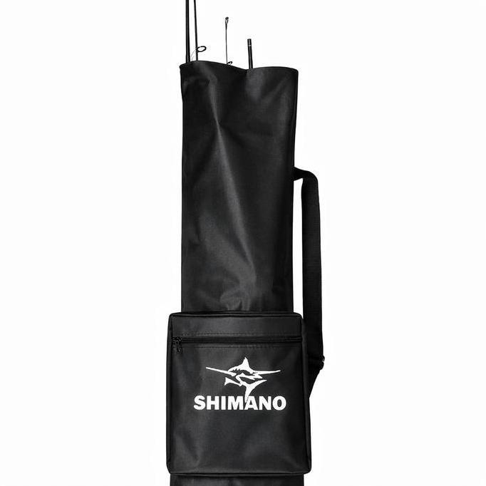 Ap.carihouse - Tas mancing SHIMANO Premium Fishing Rod Bag Tahan Air, Muat Banyak Joran, Kuat & Awet