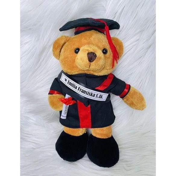 Bon-  Boneka Wisuda Beruang / Hadiah Wisuda / Hadiah Graduation