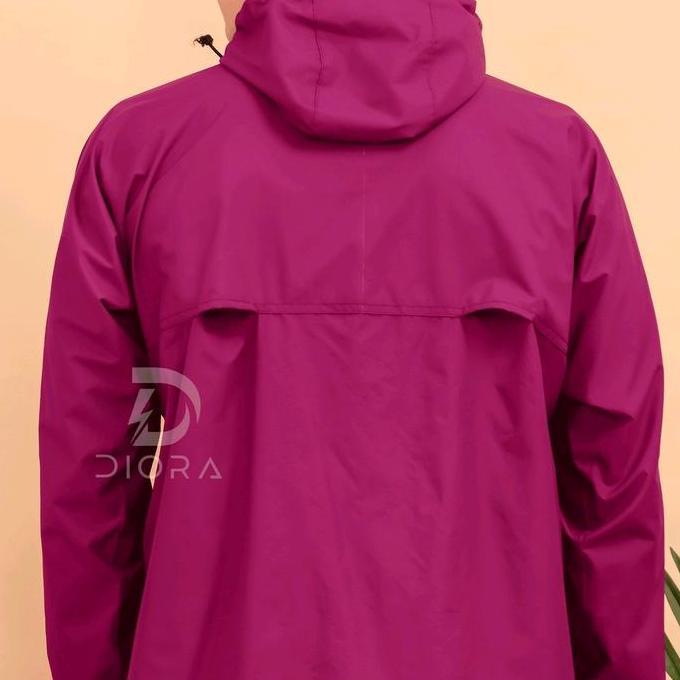Jas Hujan DIORA Jas Hujan Pria Wanita Anti Air Raincoat Bahan Import Premium Waterproof