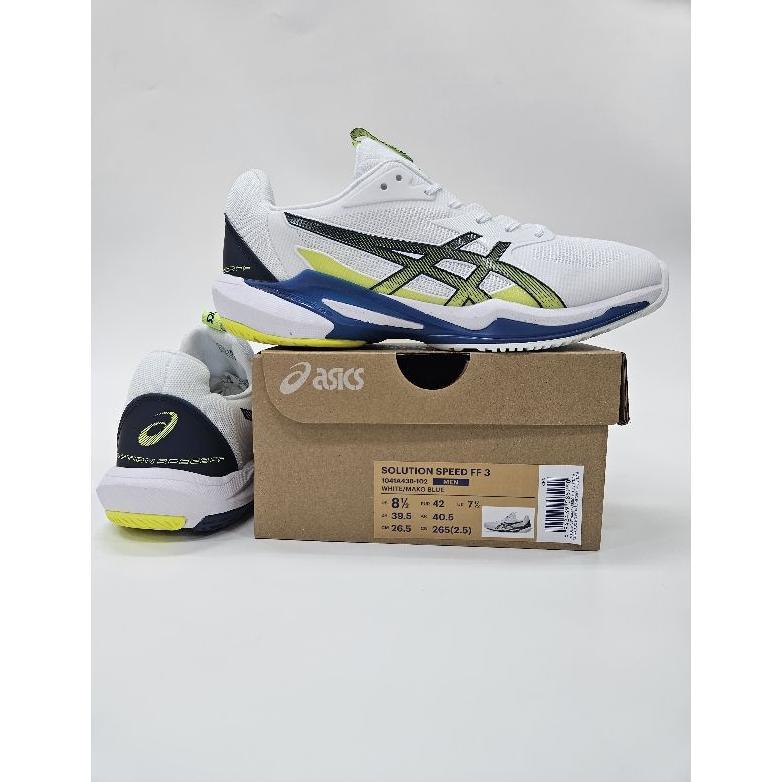 BIG PROMO Sepatu Tenis Lapangan Asic$ Resholusion Spees FF3 Karet