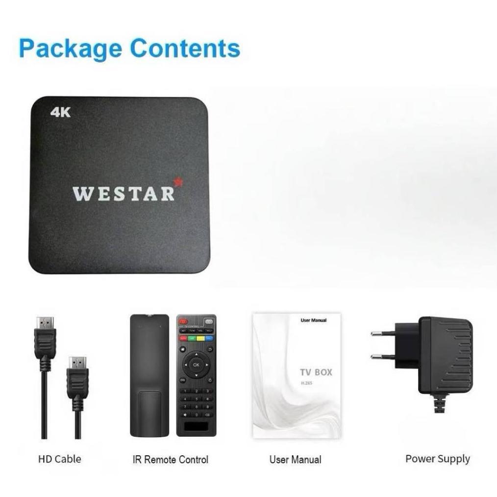 new deals android tv box westar w1 wifi stb 4k smart tv box netflix westar premium android box