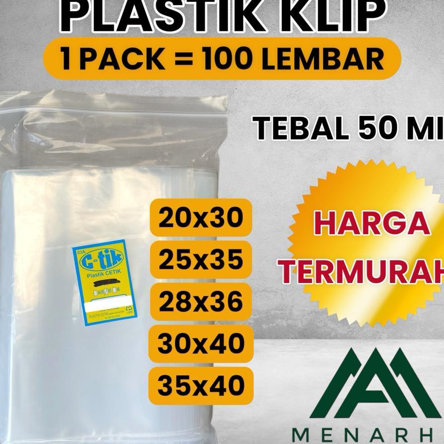 Plastik Klip/ Plastik Ziplock/ Pe Zipper Baju Tebal
