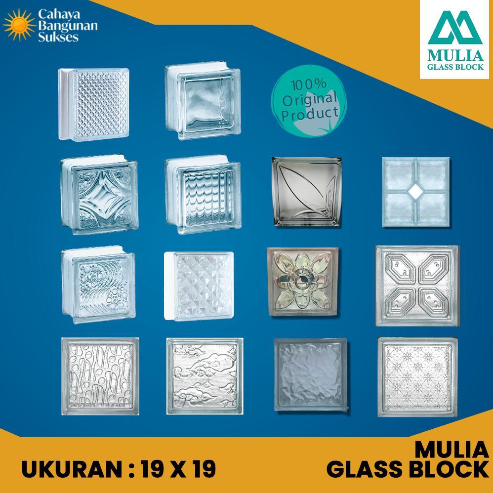 GLASS BLOCK MULIA BARU SEMUA MOTIF