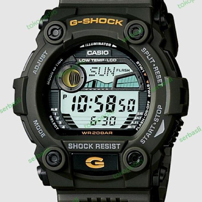 JAM CASIO GSHOCK G7900 / G-7900-3DR DIGITAL ORIGINAL BERGARANSI