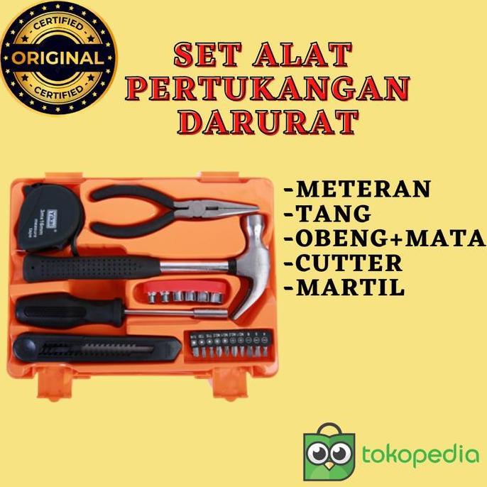 SET ALAT DARURAT PERTUKANGAN/KELISTRIKAN SEDERHANA