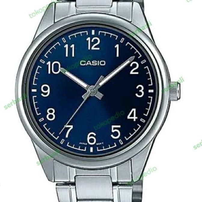 JAM CASIO PRIA MTP-V005D-2B4 / MTPV005D-2B4 ORIGINAL BERGARANSI