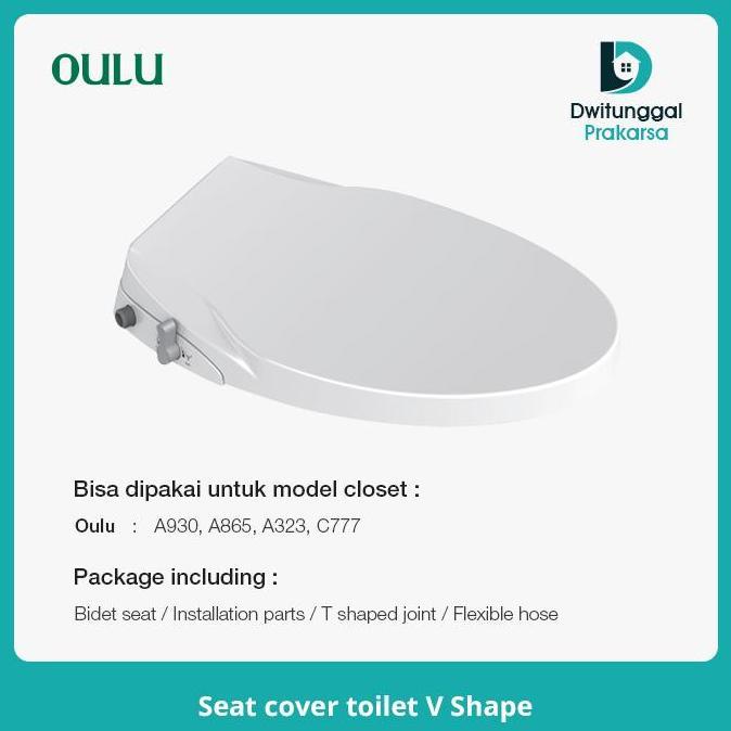 Aksesoris / penutup toilet / Seat cover toilet duduk oulu V shape