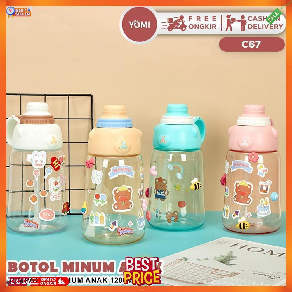 Terlaris Yomi - Botol Minum 1200Ml -C67 / Botol Air Minum / Botol Minum Anak