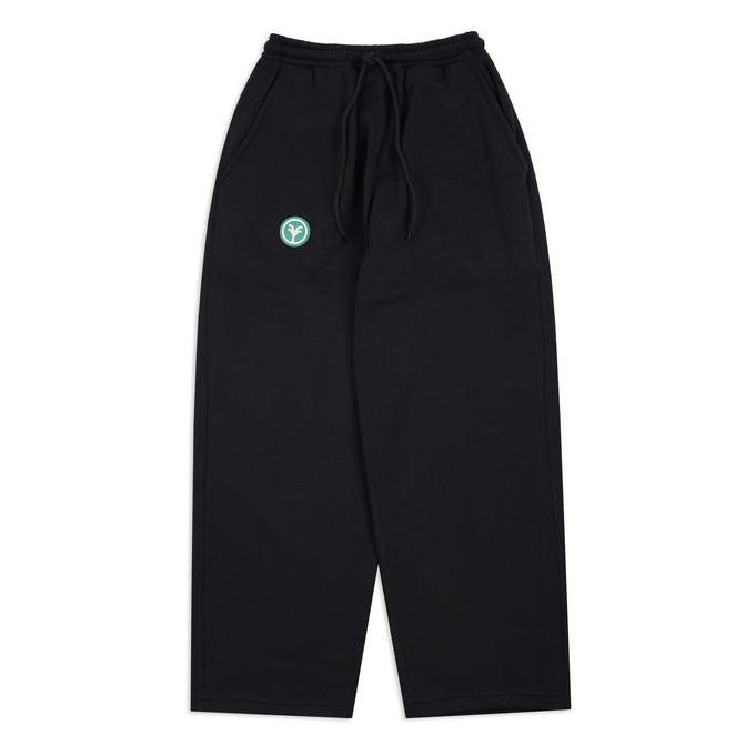 New- Youuu- Vantiva Celana Sweatpants Loose Baggy Pants Fleece Black Vast Celana Santai Nyaman Denga