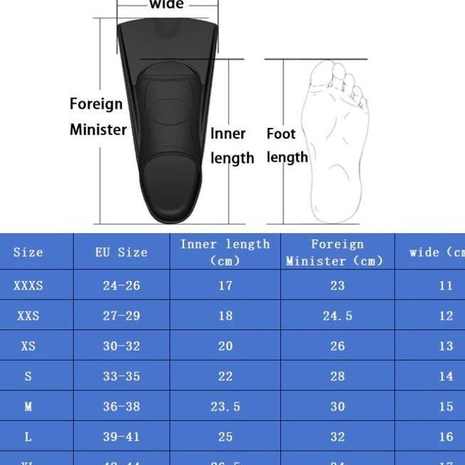 Kaki Katak Silicone Fin Renang Diving Sepatu Kaki Katak Fin Diving Renang Snorkeling Anak Dan Dewasa