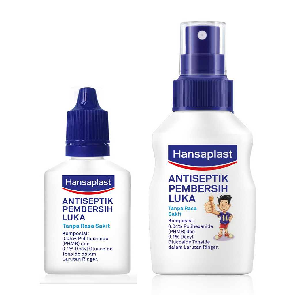 Hansaplast Antiseptik Spray/Tetes Antiseptik Pembersih Luka