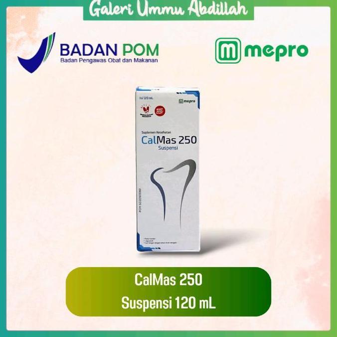 Calmas 250 Syrup 120 mL Calmas 250 Suspensi 120 mL Suplemen Kesehatan Peninggi Badan