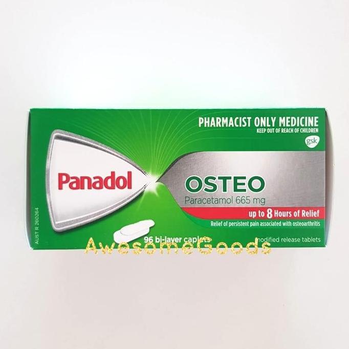 Medova Panadol Osteo Australia 96 Caplets (READY)