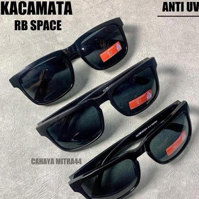 Kacamata Unisex Space Hitam R13 3004Sg Anti Uv Pria Wanita Sunglasses Eyewear Made In Indonesia Baha