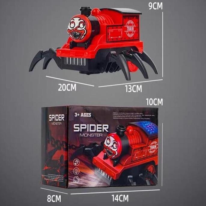 Toys- Mainan Kereta Choo Choo Charles Monster Train Doraemon Koleksi Bergerak Lampu Baterai Toys