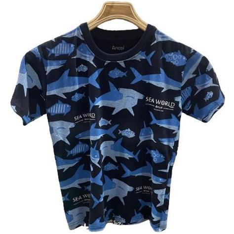 ANCOL BAJU KAOS ANAK SEAWORLD NAVY | Official Merchandise Fashion