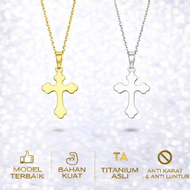 Kalung Salib Wanita El Fasionable Kalung Salib Kristen