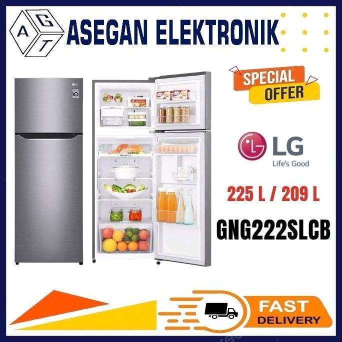 LG GN-G222SLCB KULKAS 2 PINTU GNG222SLCB GN-G222 GNG222 222SLCB