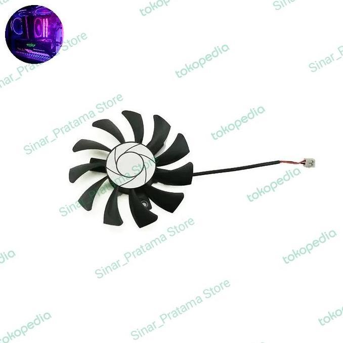 TERMURAH - Fan Vga T128015Sh 75mm 2pin GTX 650 650Ti GTS 450 UNIVERSAL