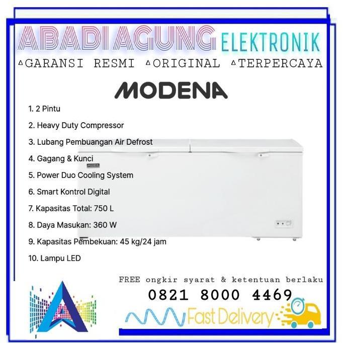 MODENA MD75W - CHEST FREEZER 750L MODENA MD 75 W