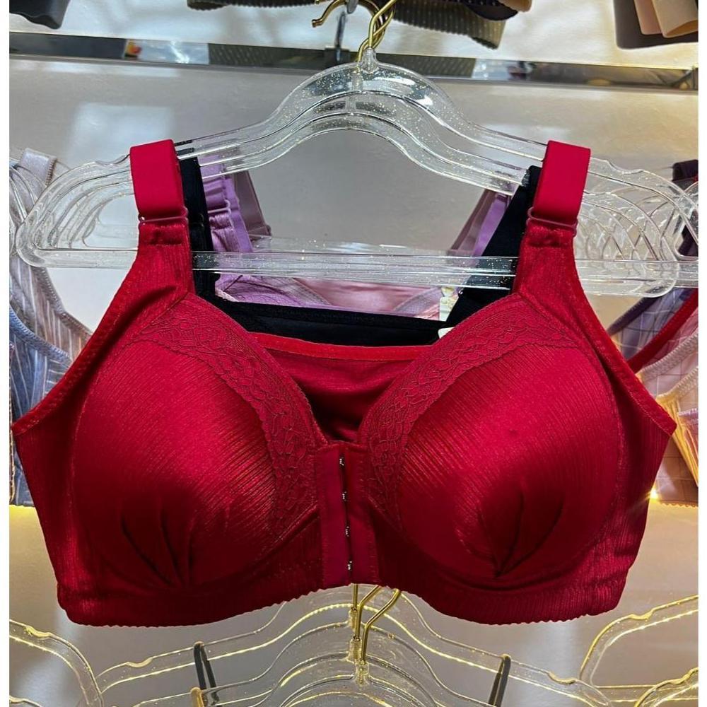 DISKON BH PENGENCANG PAYUDARA BRA WANITA JUMBO KAIT DEPAN TANPA KAWAT SIZE 36-46 CUP C/D BH BUSUI