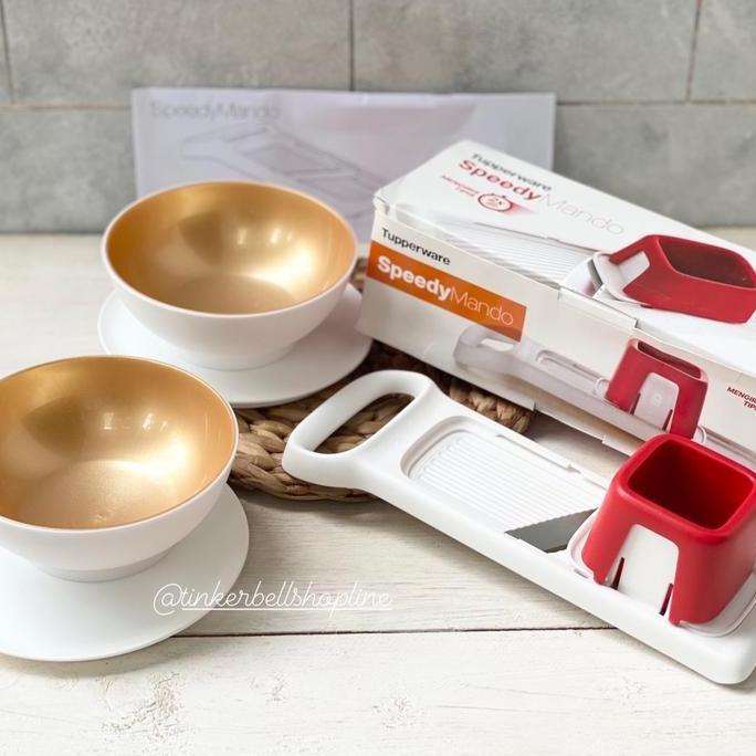 Tupperware Speedy Mando Parutan Bawang/Kentang Pisau