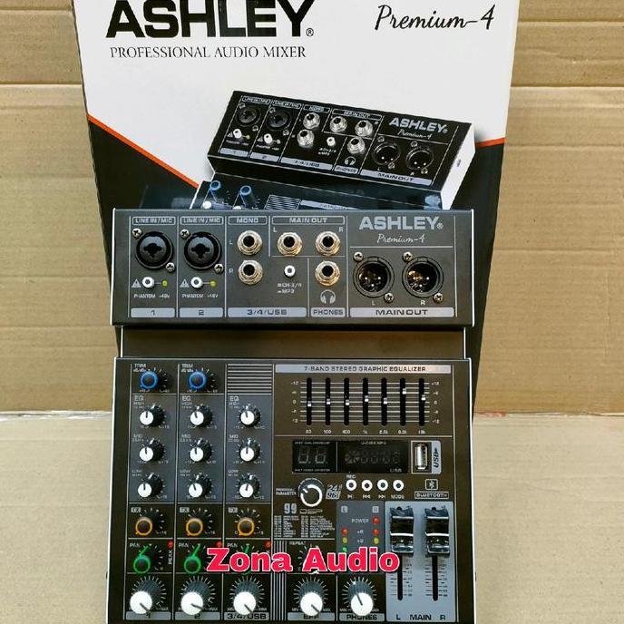 MIXER ASHLEY PREMIUM 4 4 CHANNEL / ASHLEY PREMIUM 4 ORIGINAL