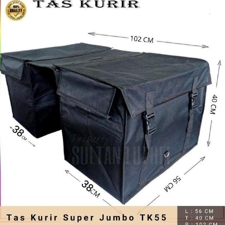 BEST SELLER TOPS TAS MOTOR ANTI AIR TEBAL KUAT TAS OBROK POS KERANJANG MOTOR JUMBO