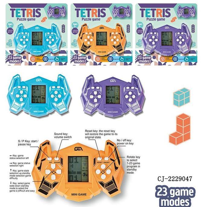 Tokobambang_mas - Mainan Gamebot Game Boy Tetris Puzzle Game Gimbot 23 Game Modes Gembot