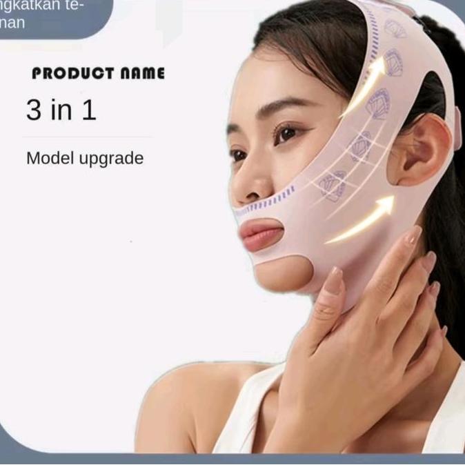 (3 pcs 99k)KORSET VSHAPEDFLIFT KORSET PEGENCANG WAJAH PENGANGKAT WAJAH KENDOR KORSET WAJAH VSHAPE WA