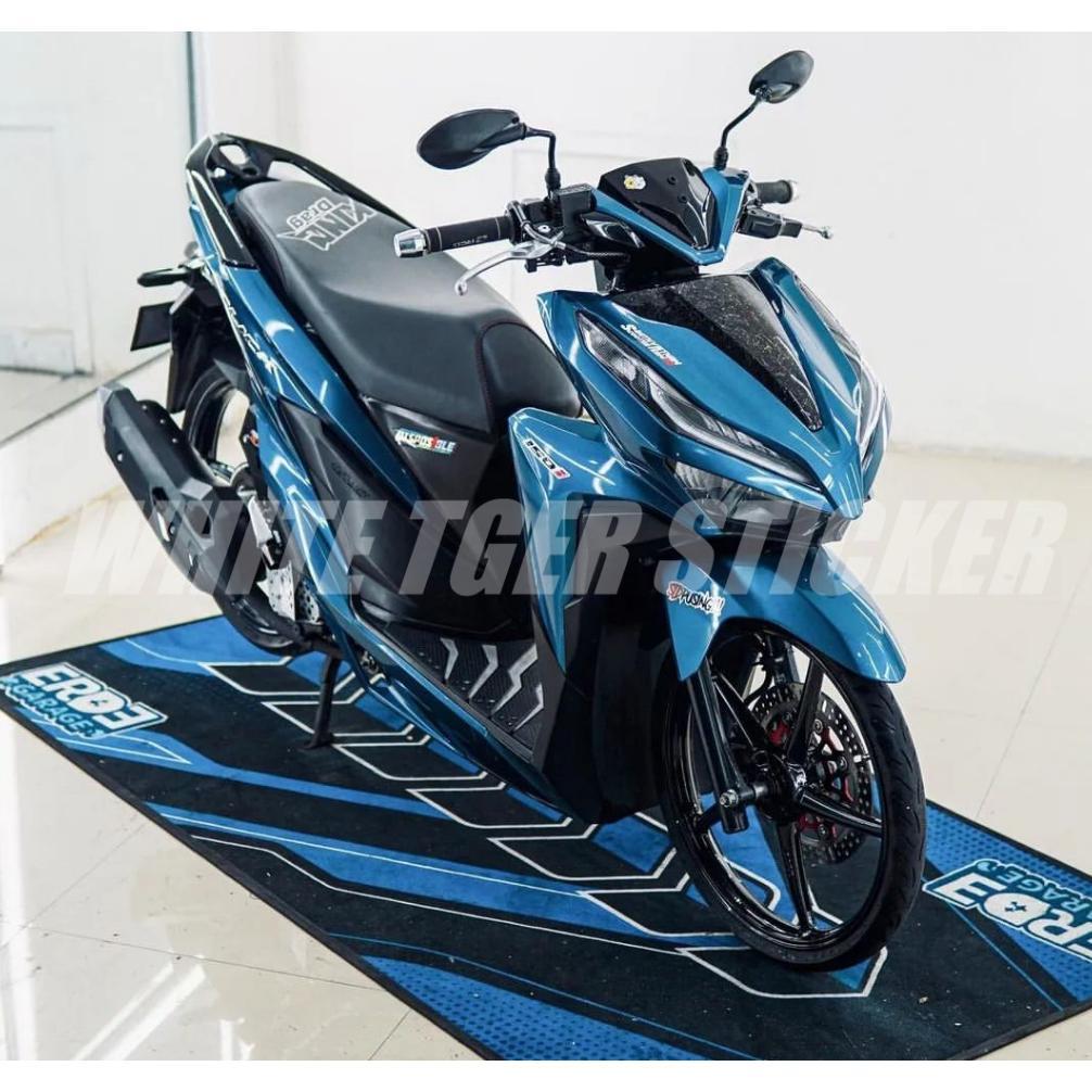 TERMURAH SKOTLET STIKER MOTOR BIRU METALIK CANDY SCOTLITE MOTOR BIRU METALIK CANDY SKOTLET BIRU CAND
