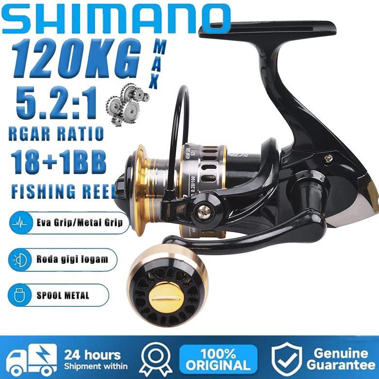 Coralov Reel Pancing Spinning Laut Full Besi Reel HE Max Drag 30KG Gulungan Pancing Kuat Reel Pancin