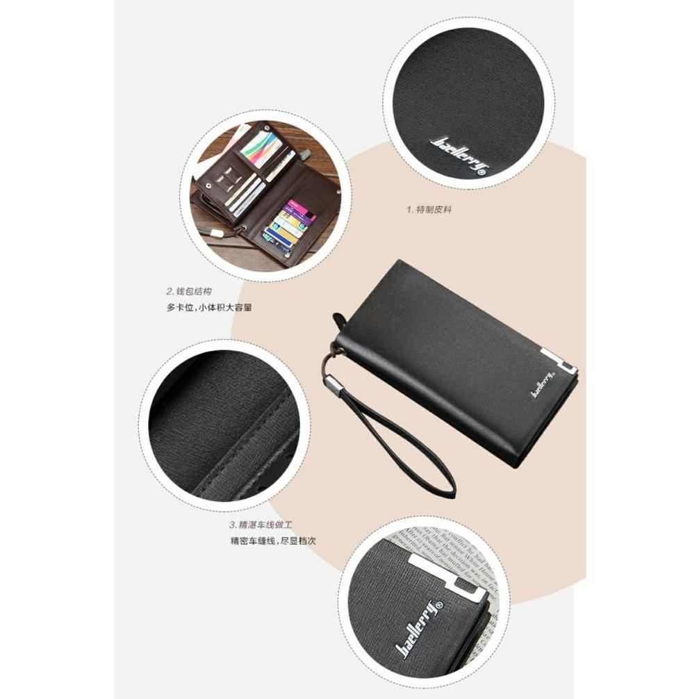Diskon Dompet Baellerry Original Panjang Kulit Premium Korea Murah Pria Wanita Fashion Paris Kostas