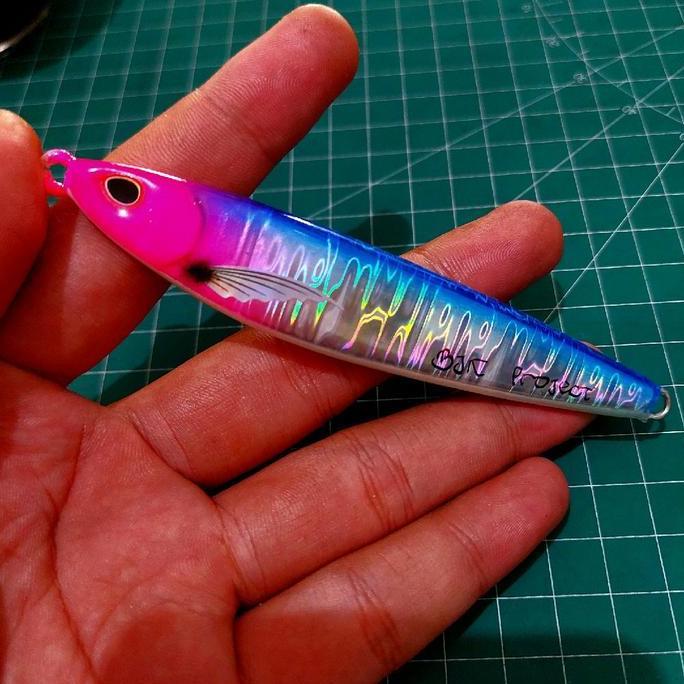 METAL JIG GOMAMAM 100g FOIL GID PERUT CAST JIG