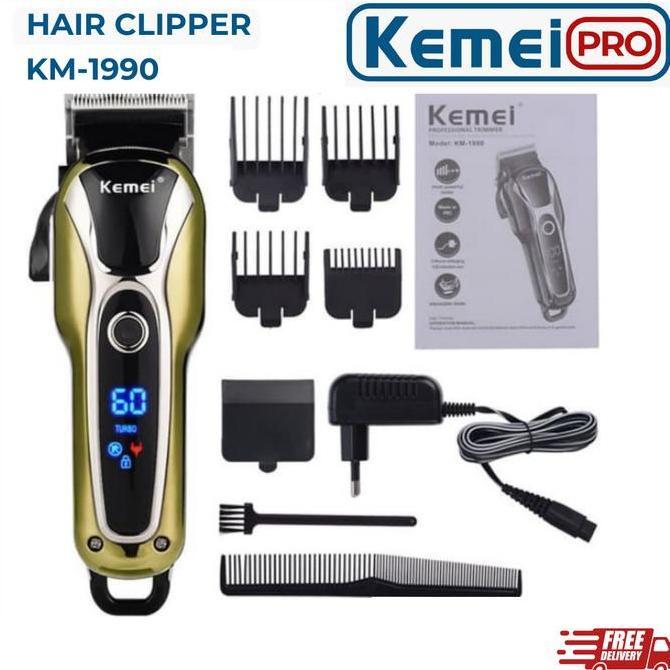 Promo Kemei 1990 Alat Cukur Turbo Kemei 1990 Clipper Kemei Km-1990 Cukruan Rambut Kemei Km1990 Turbo