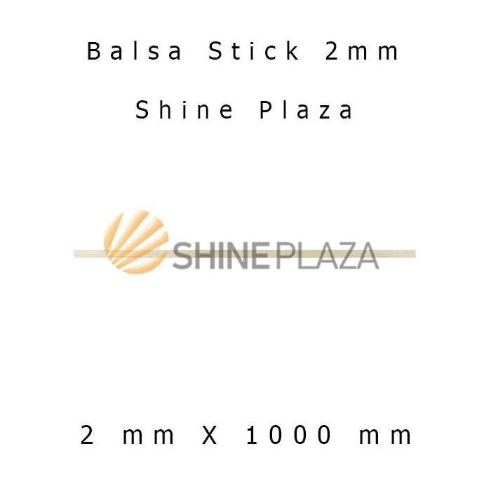 Kayu Balsa Stik 2mm - Balsa Stick 2 mm - Bahan Maket Khusus Gosend