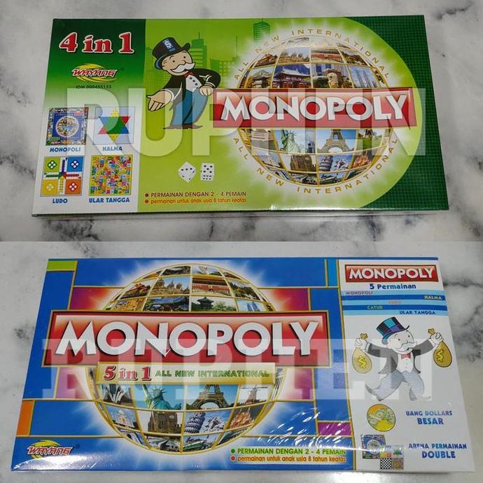 Monopoly International 5in1 Monopoli Internasional 5 in 1