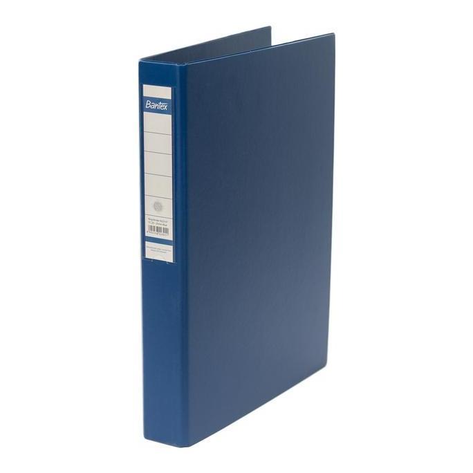 Bantex Ring Binder 2 Ring D 25mm Folio Blue 8223 01