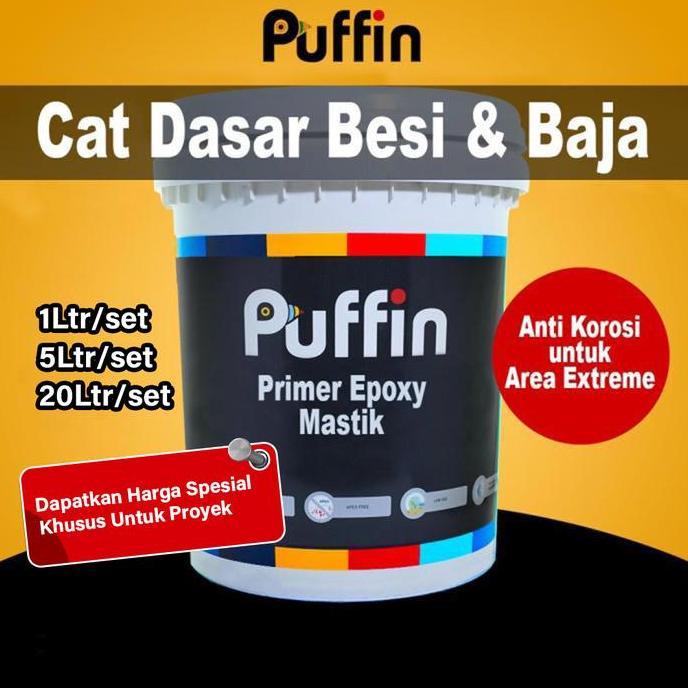 Sale Cat Primer Surfacer Puffin Mastik Cat Anti Karat Besi Galvanis