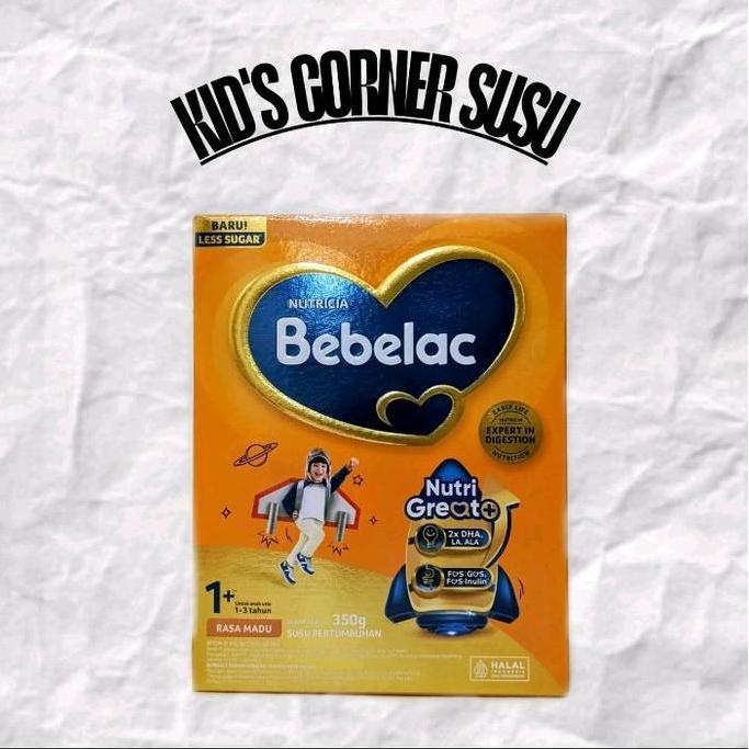Milk- Bebelac 3+,1+, Bebelove 6-12, 0-6 350Gr Vanila, Madu Nutricia Susu Pertumbuhan