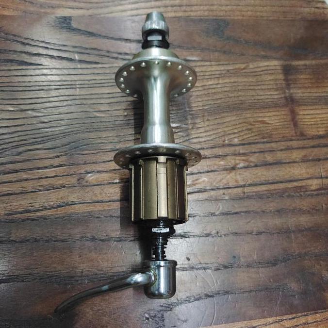 Promo Hub Freehub Classic Shimano Exage Hg20 36 Hole Original Japan Nos Silver Cod
