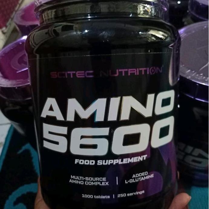 Scitec Nutrition Amino 5600 1000 Tabs - Suplemen Otot Dengan Asam Amino Lengkap Dan Bcaa Tinggi