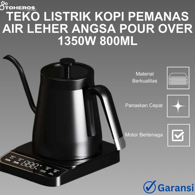 Teko Elektrik Kettle Listrik Low Wat Pemanas Kopi