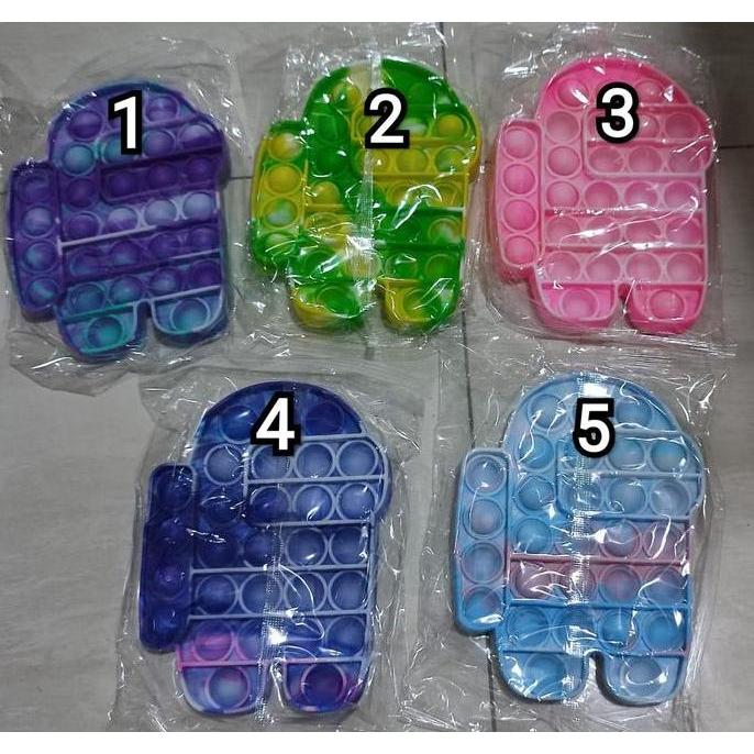 Promo Push Bubble Fidget Pop It Fidget Toy Murah Pop It Fidget Toy Rainbow Cod