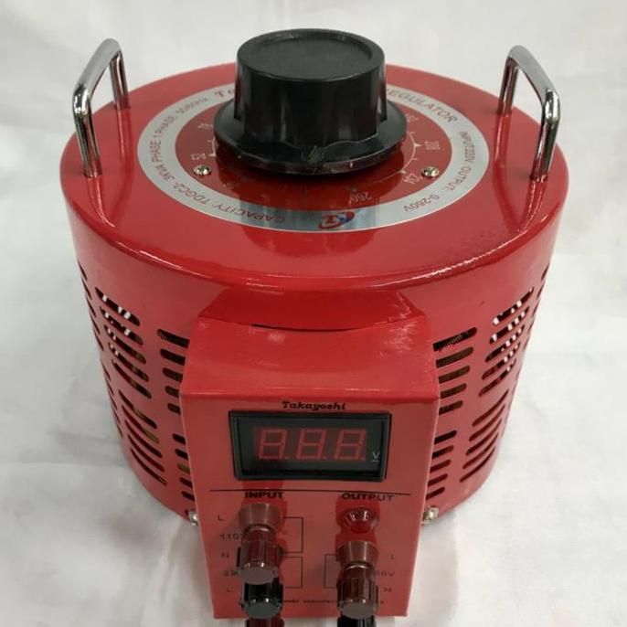TERMURAH - slide Regulator Takayoshi 3000watt TDGC2 3KVA-1phase