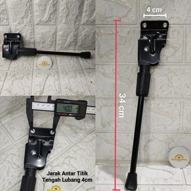 Promo Jagang Standar Samping Baut 2 Sepeda 26 Untuk Frame Belakang Yang Ada Plat Dudukan Lubang 2 De