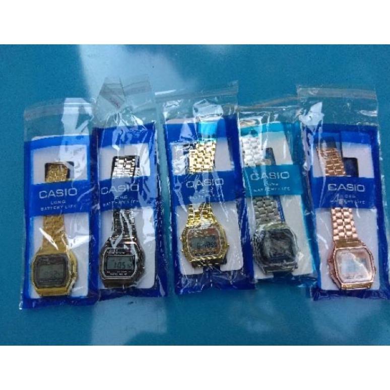 CUCI GUDANG JAM TANGAN CASIO A158W DIGITAL KOTAK UNISEX Import Quality F91 MURAH