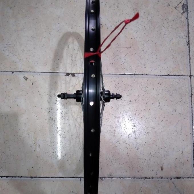velg rims wheelset 24 inch murni genio alloy hitam 36H sepeda mtb mini