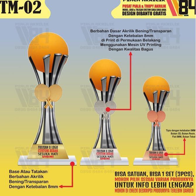 TROPY TENIS MEJA, TROPI TENIS MEJA, TROPHY TENIS MEJA, PIALA TENIS MEJA, TROPHI TENIS MEJA, THROPY T